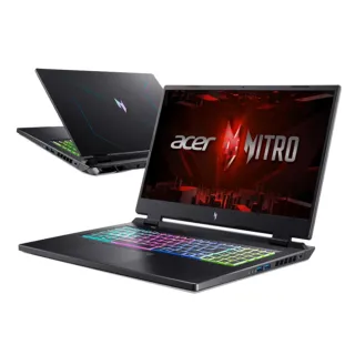 【Acer 宏碁】17.3吋獨顯電競特仕筆電(AN17-51-78WP/i7-13700H/16G+16G/512G+500G SSD/RTX4050/Win11)