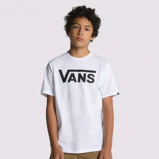 【VANS 官方旗艦】Classic 中童款白色短袖T恤