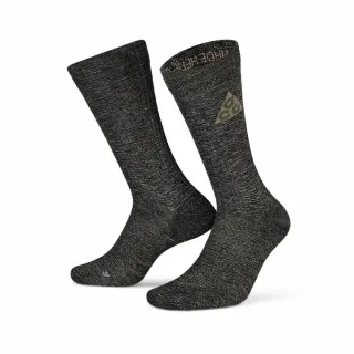 【NIKE 耐吉】襪子 ACG ”Kelley Ridge” 灰 綠 中筒襪 長襪 羊毛 運動襪(DA2599-222)