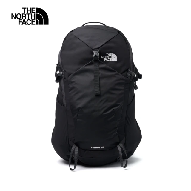 The North Face 官方旗艦 北面男女款黑色防潑水大容量多功能後背包｜87C3KT0