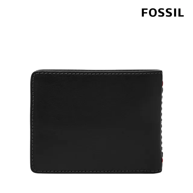 【FOSSIL 官方旗艦館】Tremont 真皮皮夾-黑色 ML4571001(禮盒組附鐵盒)
