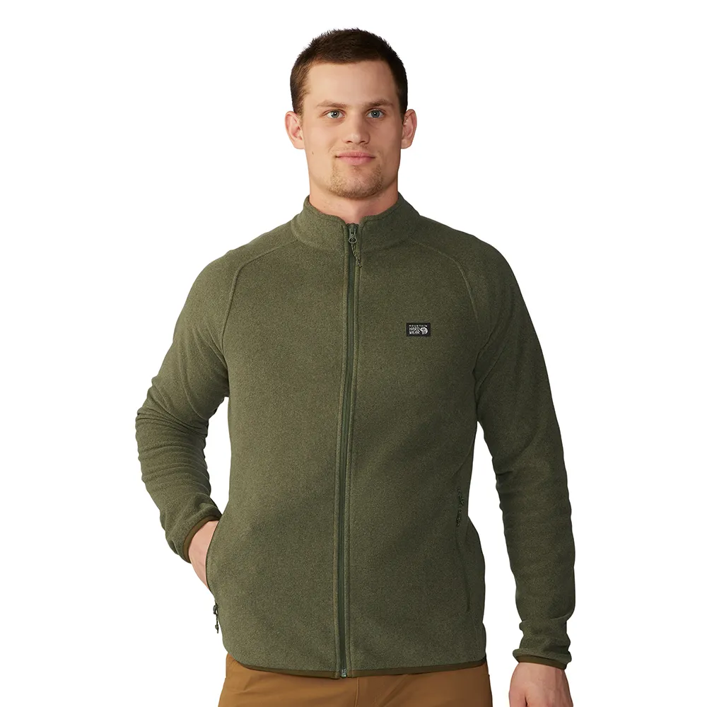 【Mountain Hardwear】Microchill™ Full Zip Jacket 保暖刷毛立領外套 男款 盛榆綠 #2048251