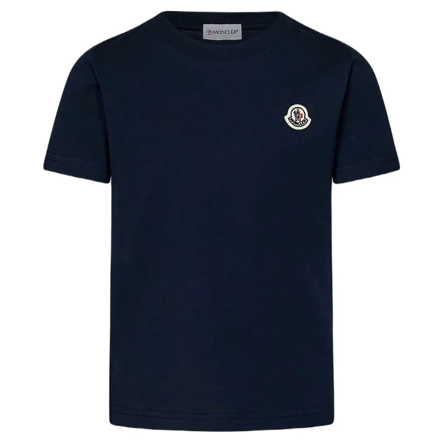 MONCLER 童裝 品牌LOGO 短袖T恤-深藍色(14A)