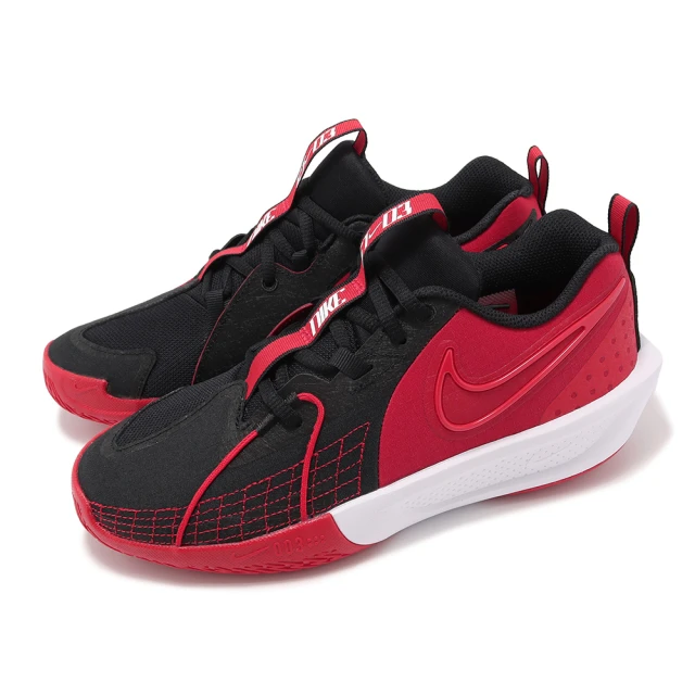 【NIKE 耐吉】籃球鞋 G.T. Cut 3 GS 大童 女鞋 黑 紅 緩震 氣墊 運動鞋(FD7033-002)