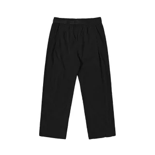 【Dickies】男款黑色舒適柔軟附腰帶寬版長褲｜DK011580BLK