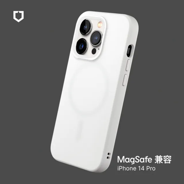 【RHINOSHIELD 犀牛盾】iPhone 14 Pro 6.1吋 SolidSuit MagSafe兼容 超強磁吸手機保護殼(經典防摔背蓋殼)