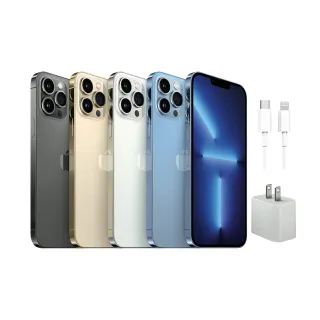 【Apple】A級福利品 iPhone 13 Pro Max 128G(6.7吋)原廠快充組