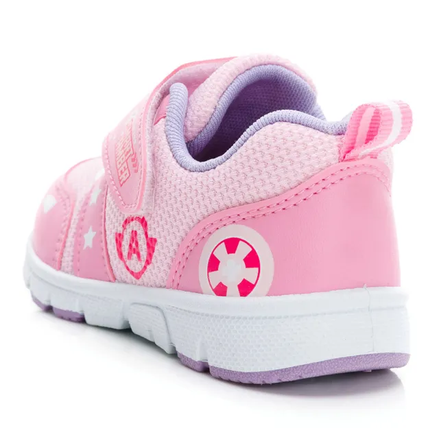 【POLI 波力】正版童鞋 波力 電燈運動鞋/透氣 排汗 輕量 台灣製 粉(POKX34153)