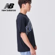 【NEW BALANCE】NB 美式風格字母短袖上衣_中性_象牙白_UT31551SAH_UT31551BK(IU著用)