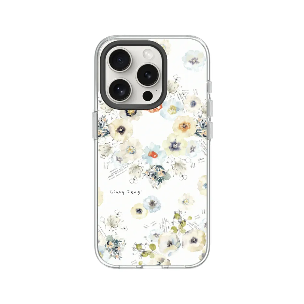 【RHINOSHIELD 犀牛盾】iPhone 12系列 Clear MagSafe兼容 磁吸透明手機殼/窯花(涼丰系列)