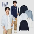 【GAP】男裝 Logo翻領長袖上衣/襯衫-多色可選(885521&891052)