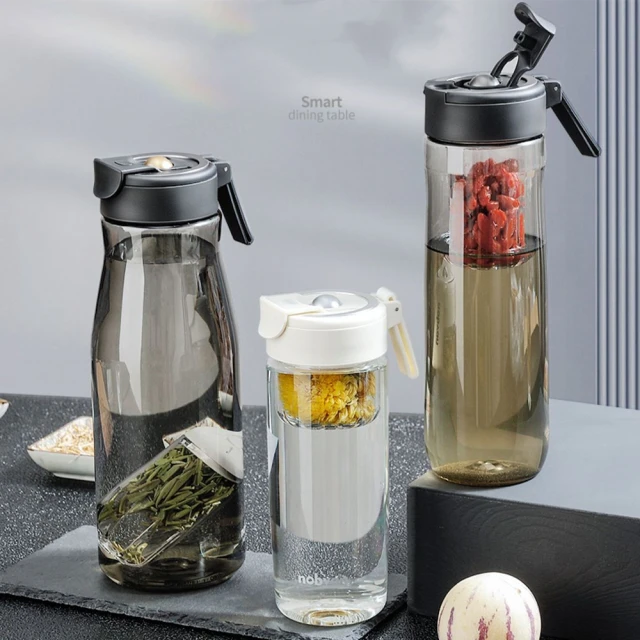 FUGUANG 富光 雙層透明茶水分離杯310ml(泡茶杯 