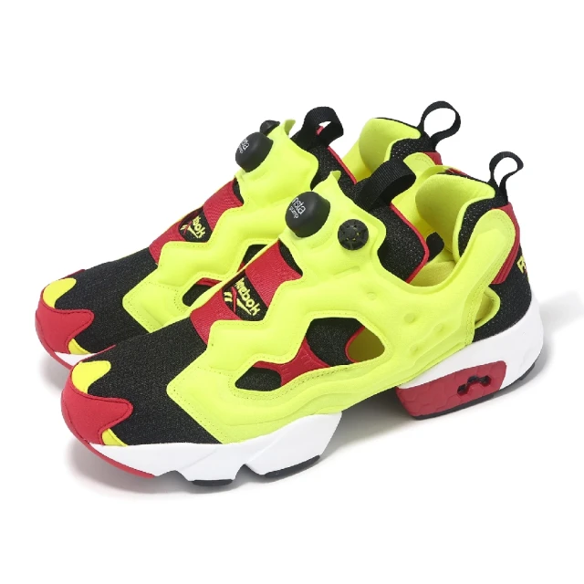 REEBOK 休閒鞋 Instapump Fury 94 男鞋 黃紅 Citron 30週年 充氣式 緩衝 休閒鞋(100074910)