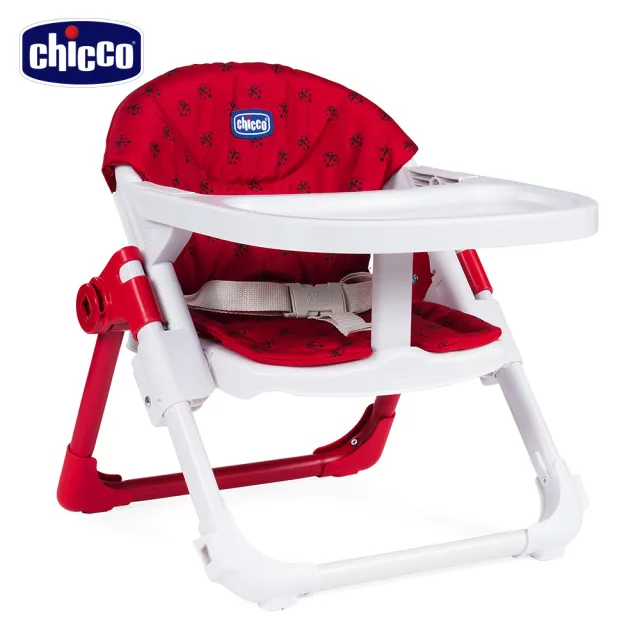 【Chicco】Chairy多功能成長攜帶式餐椅+感溫安全湯匙4入