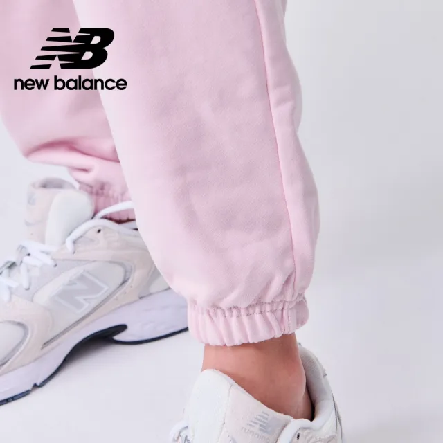 【NEW BALANCE】NB 鬆緊縮口棉長褲_女裝_粉色_AWP31503SOI(亞版 版型正常)