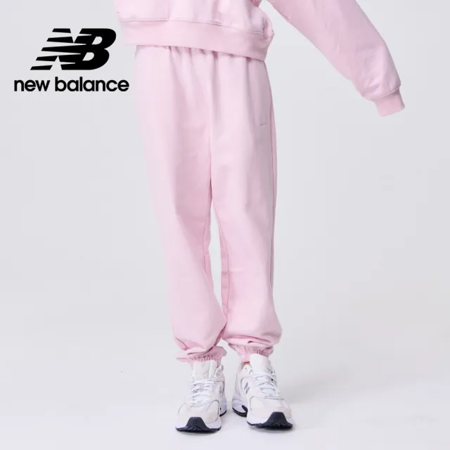 【NEW BALANCE】NB 鬆緊縮口棉長褲_女裝_粉色_AWP31503SOI(亞版 版型正常)