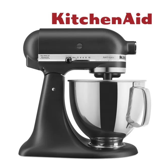 【KitchenAid】4.8公升/5Q桌上型攪拌機(尊爵黑)
