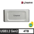 【Kingston 金士頓】4TB USB3.2 Gen2x2 Type-C 外接式 SSD 固態硬碟(SXS2000/4000G)