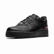 【NIKE 耐吉】Nike Air Force 1 X Supreme  黑色 AF1 聯名 男鞋 休閒鞋(CU9225-001)