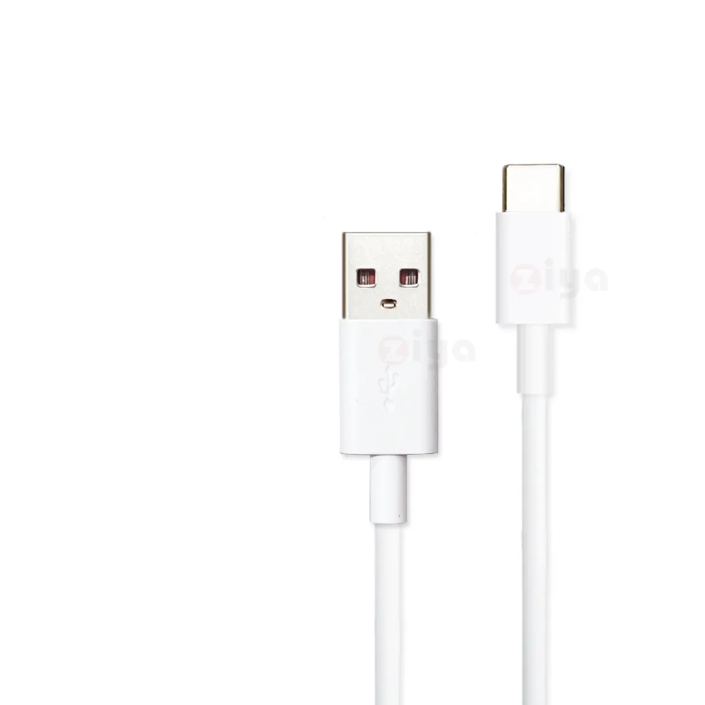 【ZIYA】PS5 副廠 USB Cable Type-C 橘色 快充傳輸線(天使純白款 100cm)