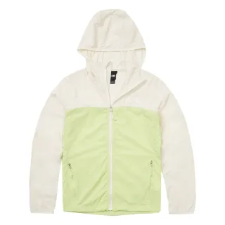 【The North Face 官方旗艦】北面女款綠色UPF防曬涼感連帽外套｜87V0TOQ(抗UV)