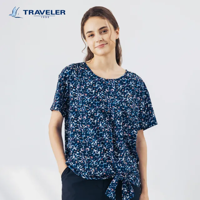 【TRAVELER 旅行者】24SS女款四面彈吸排上衣_241TR719(涼感/消臭/吸濕排汗/抗UV/襯衫)