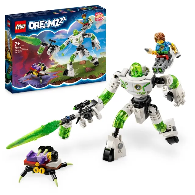 【LEGO 樂高】DREAMZzz 71454 馬特歐和機器人綠魔球(追夢人的試煉 蜘蛛)