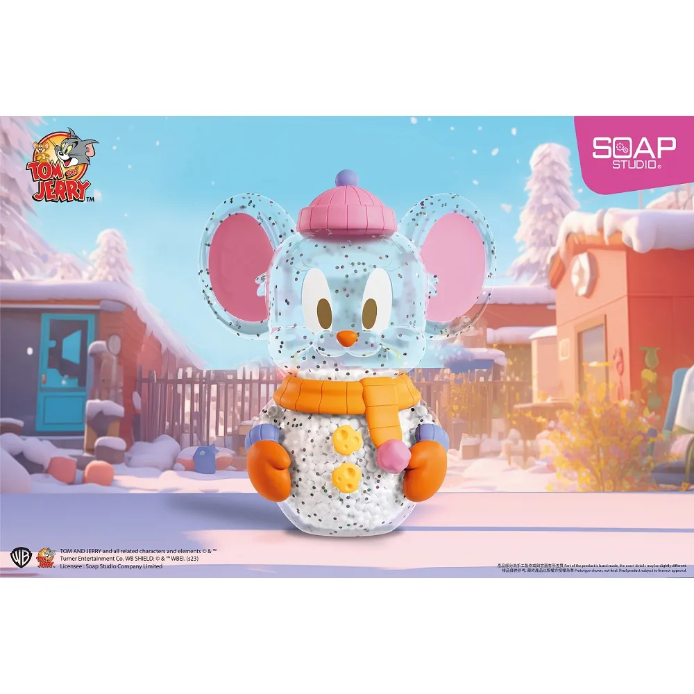 【Beast Kingdom 野獸國】湯姆貓與傑利鼠 傑利鼠 聖誕款 Blop Blop系列(SOAP STUDIO CA435)