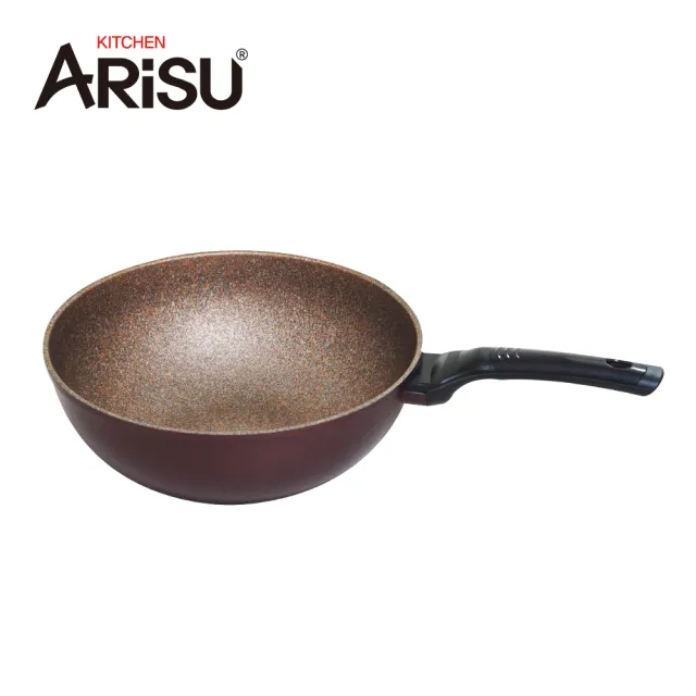 【ARISU】INFINITY系列 30cm 不沾深炒鍋(IH爐可用鍋)