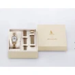 【SEIKO 精工】官方授權 LUKIA限量花藝鑽石 鈦 女錶-附贈皮革錶帶 錶徑24.6mm-SK008(SSQW074J)