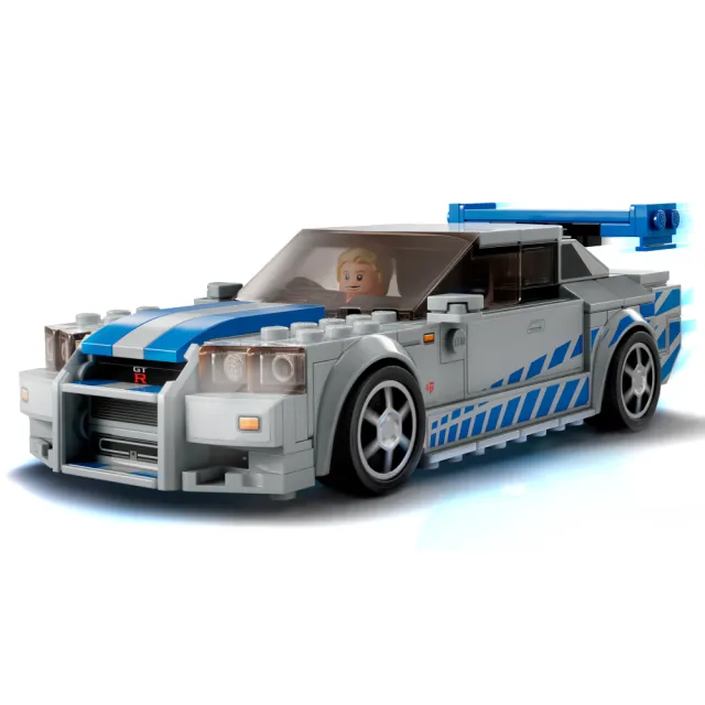 【LEGO 樂高】極速賽車系列 76917 2 Fast 2 Furious Nissan Skyline GT-R R34(玩命關頭 跑車)