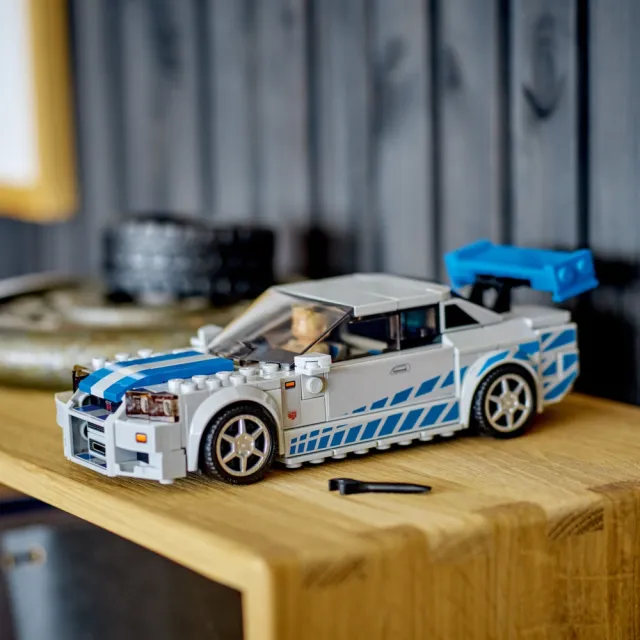 【LEGO 樂高】極速賽車系列 76917 2 Fast 2 Furious Nissan Skyline GT-R R34(玩命關頭 跑車 賽車模型)