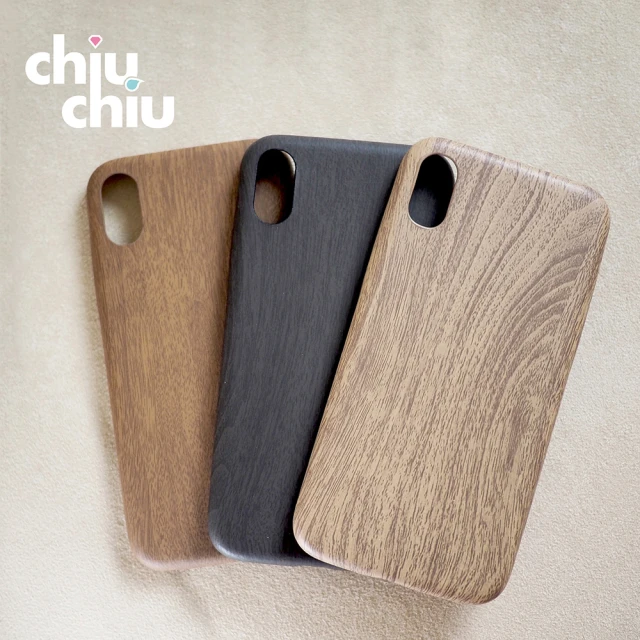 CHIUCHIU Apple iPhone 15 Plus（6.7吋）質感木紋手機保護殼