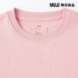 【MUJI 無印良品】兒童棉混聚酯纖維印花短袖T恤(共9色)