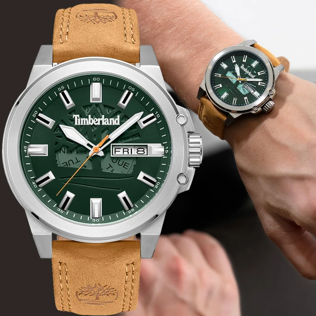 Timberland 天柏嵐 經典大樹大三針手錶46mm 99狂買節(TDWGB0040802)