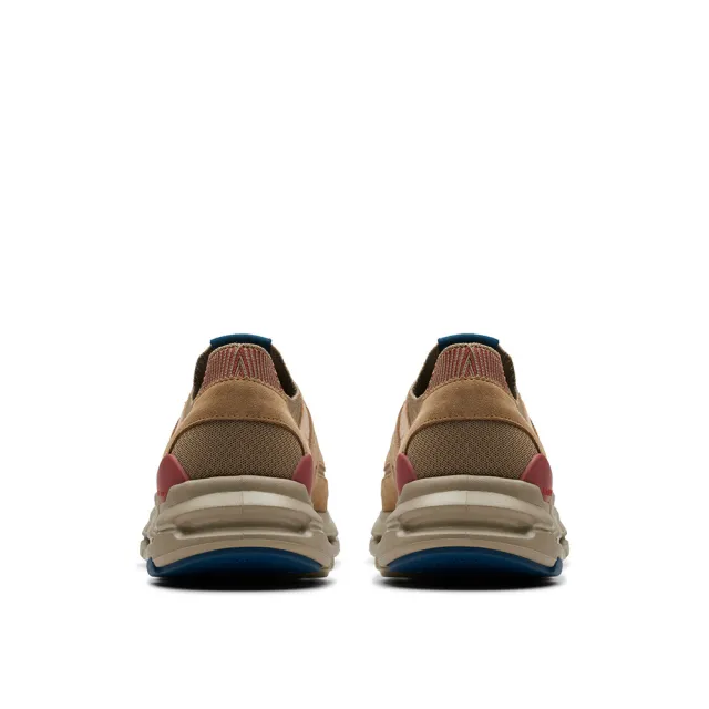 【Clarks】男鞋 NXE Lo 蜂巢狀大底高回彈緩震休閒鞋 運動鞋(CLM76169C)