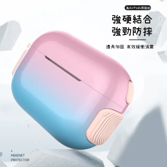 【LOYALTY】AirPods 1代/2代/3代/Pro漸變電鍍色耳機保護殼 6色