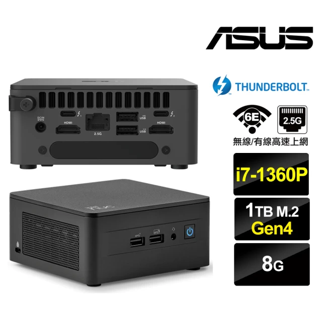 ASUS 華碩 NUC i7十二核{朧月少校IIA} 迷你電