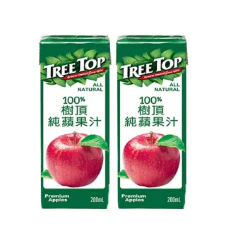 【Tree Top樹頂】100%樹頂蘋果汁200mlx2箱(共48入)