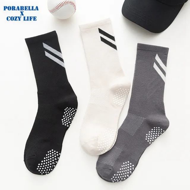 【Porabella】男生瑜珈襪 襪子 瑜珈襪 止滑中筒襪 普拉提襪 防滑襪 運動襪子 YOGA SOCKS