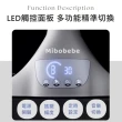 【Mibobebe】一鍵安裝LED多功能電動嬰兒搖椅-2色(護脊設計 可坐可躺 觸控面板 藍芽音樂)