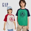 【GAP】兒童裝 Logo/小熊印花純棉圓領短袖T恤-多色可選(890474)