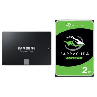 【SAMSUNG 三星】搭 2TB HDD ★ 870 EVO 1TB 2.5吋 SATAIII SSD 固態硬碟 (MZ-77E1T0BW)
