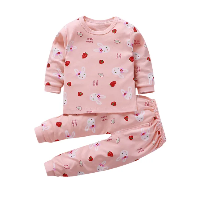 【Baby童衣】兒童套裝 兒童睡衣 薄長袖居家服 88020(共７色)