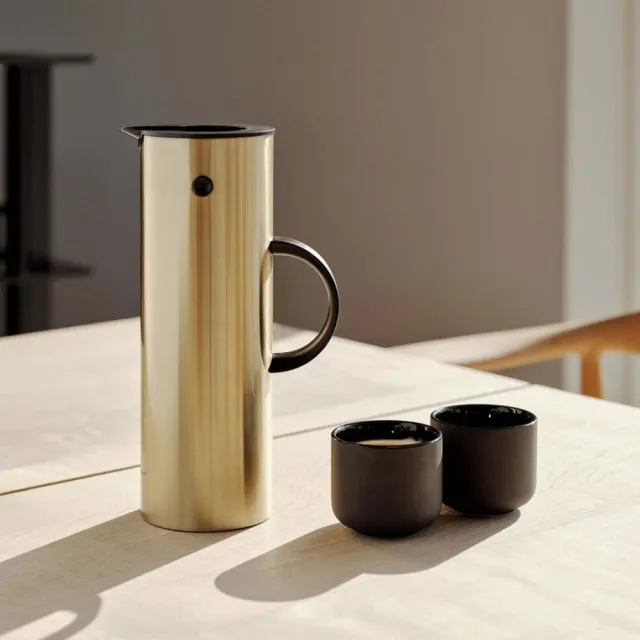 【Stelton】啄木鳥真空保溫壺1L(金色)