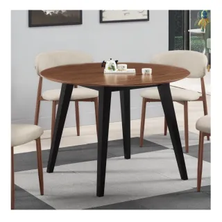 【MUNA 家居】雷爾夫3.5尺圓桌/不含椅(桌子 餐桌 休閒桌)