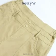 【betty’s 貝蒂思】大口袋寬褲頭壓線直筒褲(共二色)