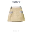【betty’s 貝蒂思】排釦壓線條紋拼接口袋短裙(共二色)