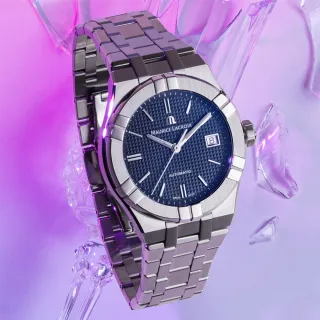 【Maurice Lacroix 艾美錶】AIKON 200米潛水機械錶-39mm 禮物 送禮(AI6007-SS002-430-1)
