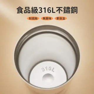 【SNOOPY 史努比】史努比316不鏽鋼咖啡杯隨行杯500ML(隨行咖啡杯 保溫杯)
